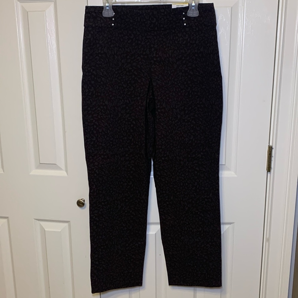 JM Collection Slim Leg Rivet Pants